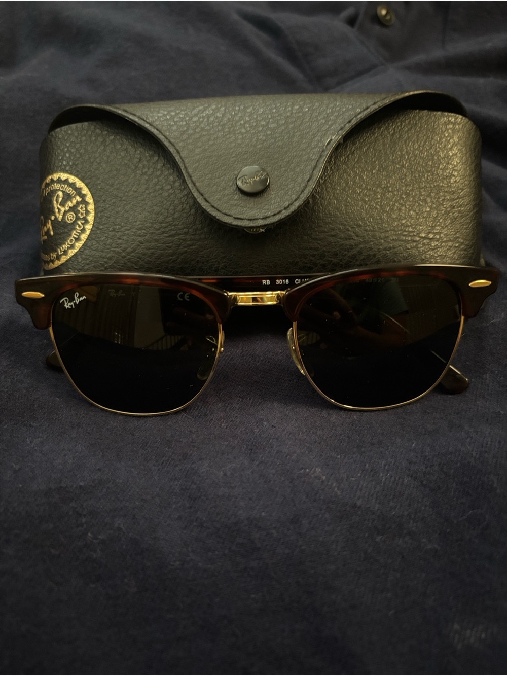 Ray-Ban Clubmaster Classic Tortoise RB3016 Sunglasses